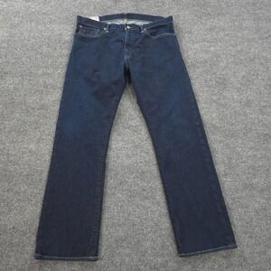 Polo Ralph Lauren Jeans Mens 36x32 Dark Wash Denim Classic Straight Casual Prep